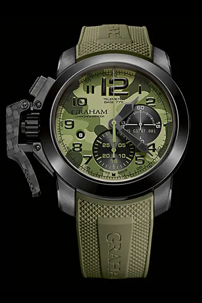 Bộ đồng hồ Graham Chronofighter Oversize Black Arrow