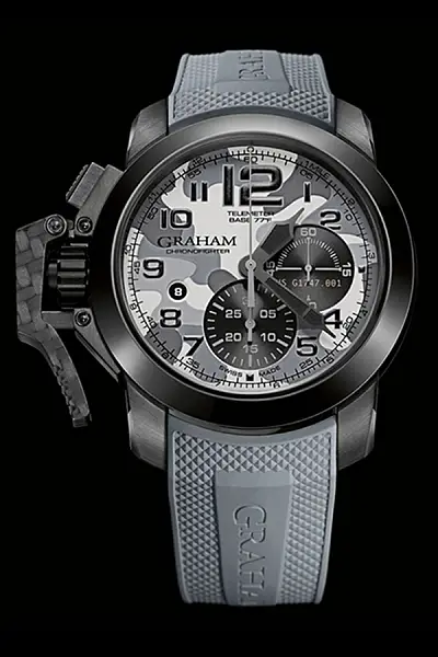 Bộ đồng hồ Graham Chronofighter Oversize Black Arrow