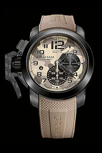 Bộ đồng hồ Graham Chronofighter Oversize Black Arrow