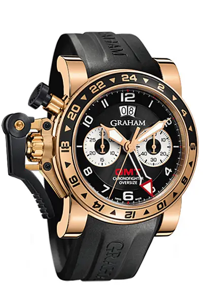 Graham Chronofighter Oversize GMT Đen 20VGR.B21A