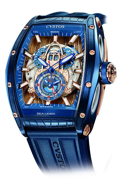 Cvstos Challange Sealiner GMT Xanh dương