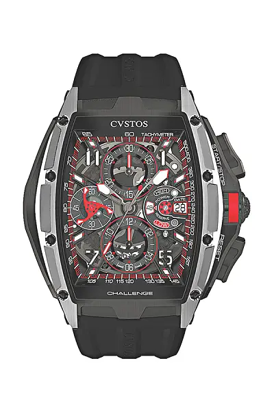 Cvstos Chrono Grey Brancard Đen Titan/Đen & Đỏ