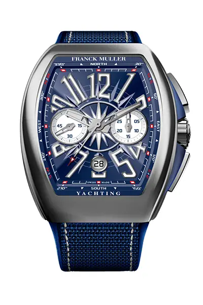 Franck Muller Vanguard Yachting V 45 CC DT YACHT AC (BL)