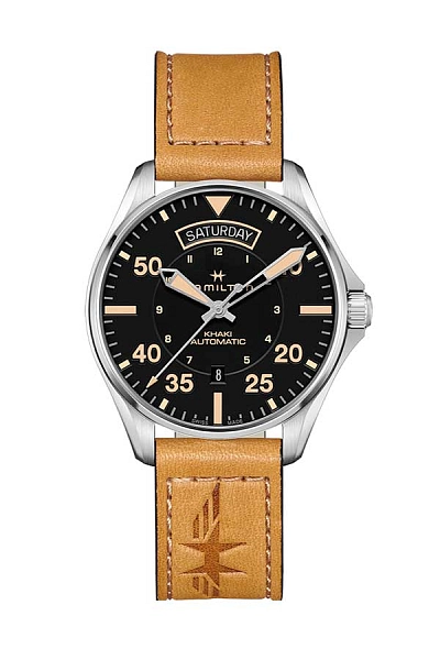 Hamilton Khaki Aviation Ngày và Ngày trong Tuần Tự động H64645531