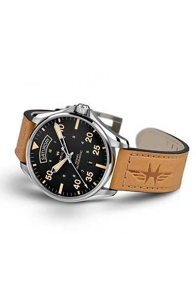 Hamilton Khaki Aviation Ngày và Ngày trong Tuần Tự động H64645531