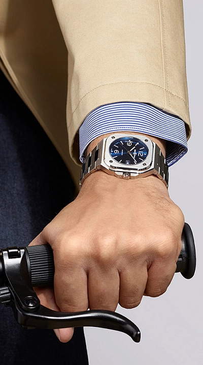 Bell &amp; Ross BR 05 Thép Xanh BR05A-BLU-ST/SST