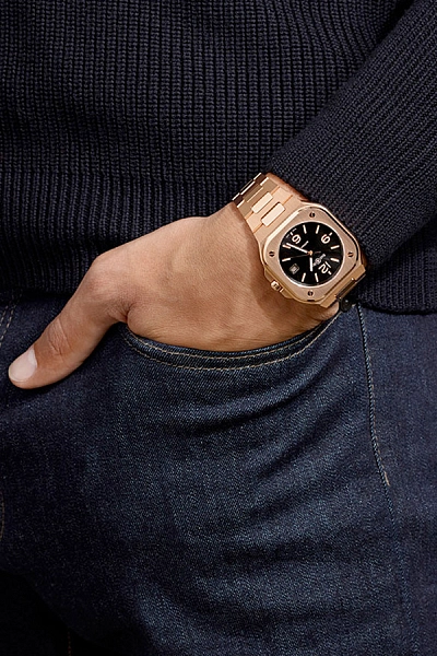 Bell &amp; Ross BR 05 Vàng BR05A-BL-PG/SPG