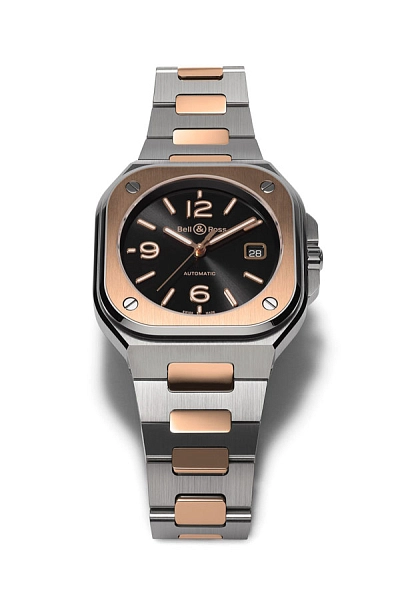 Bell &amp; Ross BR 05 Thép Đen &amp; Vàng BR05A-BL-STPG/SSG
