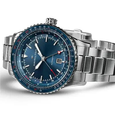 Hamilton Khaki Aviation Cpnverter Đồng hồ tự động GMT H76715140