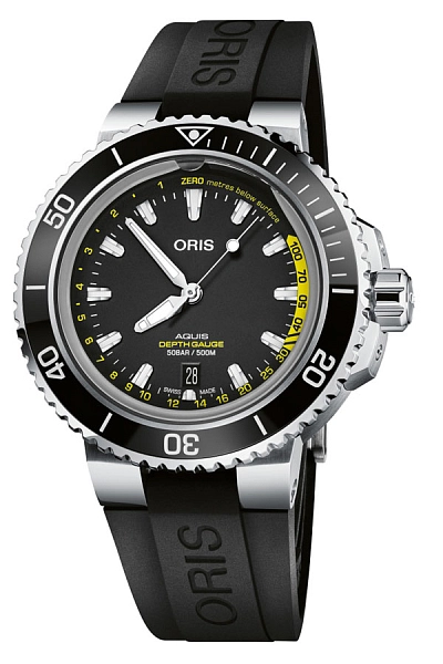 Oris Aquis Đồng hồ đo độ sâu 01 733 7755 4154-Bộ RS