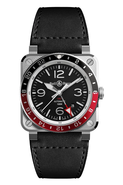 Bell &amp; Ross BR 03-93 GMT BR0393-BL-ST/SCA