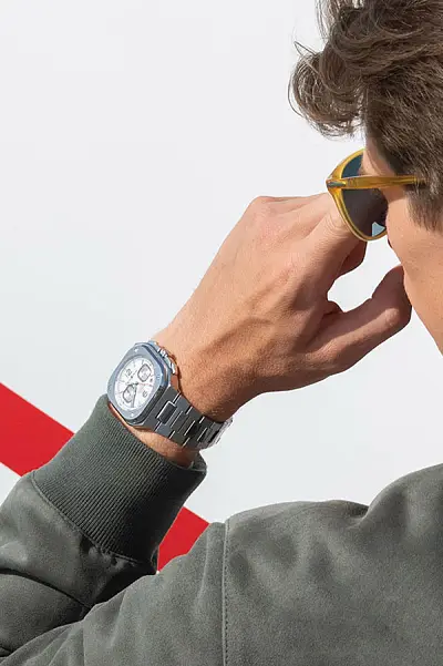 Bell &amp; Ross BR 05 Chrono White Hawk BR05C-SI-ST/SST