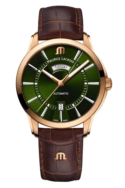 Maurice Lacroix Pontos Ngày và Ngày trong Tuần 41 mm PT6358-BRZ01-63E-3