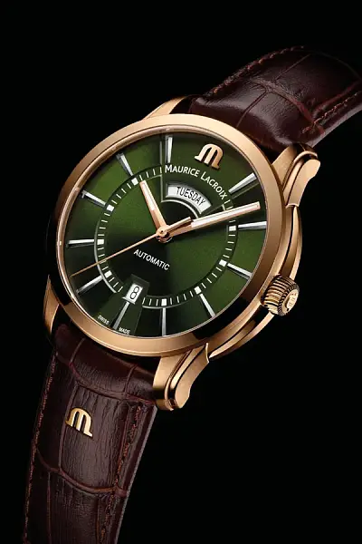 Maurice Lacroix Pontos Ngày và Ngày trong Tuần 41 mm PT6358-BRZ01-63E-3