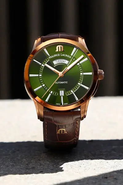 Maurice Lacroix Pontos Ngày và Ngày trong Tuần 41 mm PT6358-BRZ01-63E-3