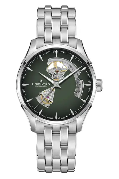 Hamilton Jazzmaster Mặt Trái Tim Mở Tự Động H32675160