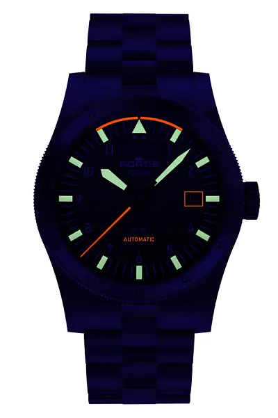 Đồng hồ Forits Flieger F-39 tự động trên dây đeo khối F4220005