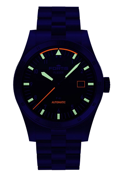 Đồng hồ Fortis Flieger F-41 tự động, bộ máy Barcelet F4220008