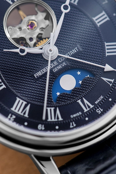 Frederique Constant Classics Heart Beat Mặt trăng và ngày FC-335MCNW4P26