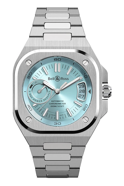 Bell &amp; Ross BR-X5 Xanh Băng Thép BRX5R-IB-ST/SST