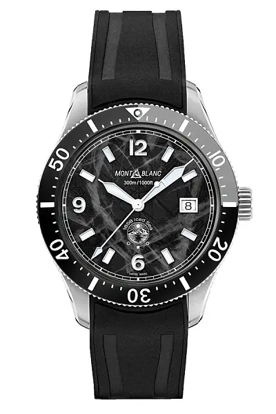 Montblanc 1858 Iced Sea Tự động hiển thị ngày 129372
