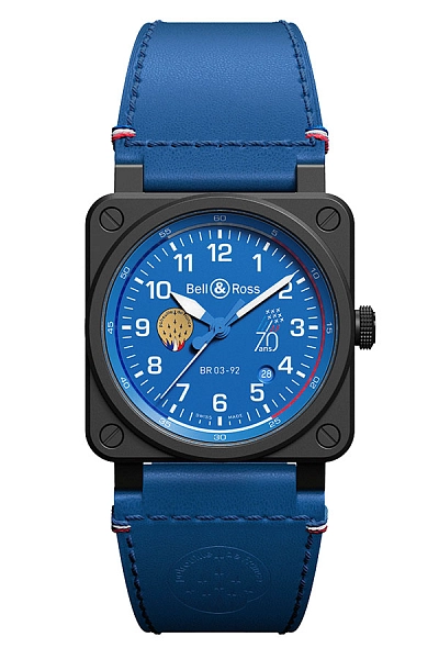 Bell &amp; Ross BR 03-92 Patrouille de France Kỷ niệm 70 năm BR0392-PAF7-CE/SCA