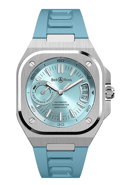 Bell &amp; Ross BR-X5 Xanh Băng Thép BRX5R-IB-ST/SRB