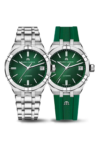Maurice Lacorix Aikon Tự động hiển thị ngày 39mm AI6007-SS00F-630-D