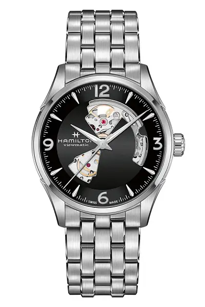 Hamilton Jazzmaster Mặt Trái Tim Mở Tự Động H32705131