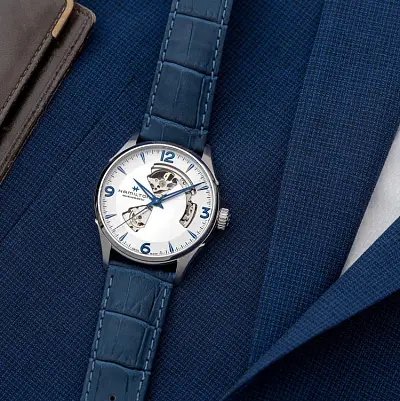 Hamilton Jazzmaster Mặt Trái Tim Mở H32705651