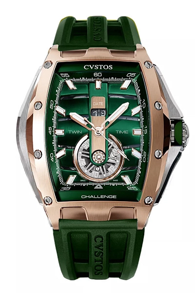 CVSTOS Challenge Twin-Time 5N Mặt số đỏ, vàng, xanh A01108.4127001