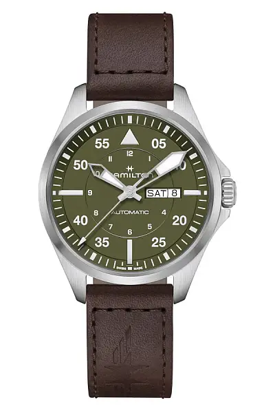 Hamilton Khaki Aviation Pilot Ngày và Ngày trong Tuần, Mẫu H64635560