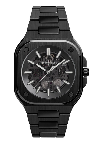 Bell &amp; Ross BR 05 Skeleton Đen Gốm BR05A-BL-SK-CE/SCE