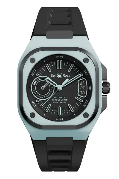 Bell &amp; Ross BR-X5 Xanh dương phát quang BRX5R-BLUM-TC/SRB
