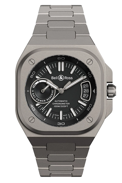 Bell &amp; Ross BR-X5 Titanium Đen BRX5R-BL-TI/STI