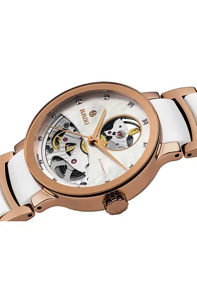Rado Centix Nữ Đồng Hồ Tự Động Mặt Số Trống Kim Cương R30248902