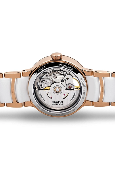 Rado Centix Nữ Đồng Hồ Tự Động Mặt Số Trống Kim Cương R30248902