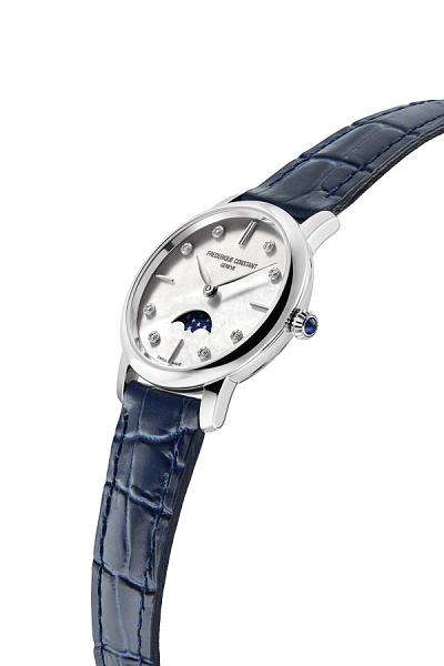 Frederique Constant Slimline Nữ Mặt Trăng FC-206MPWD1S6