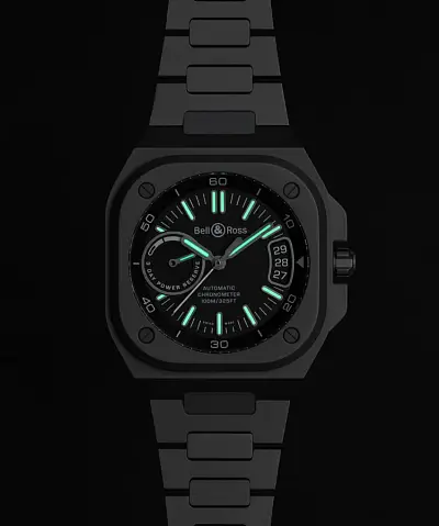 Bell &amp; Ross BR-X5 Titanium Đen BRX5R-BL-TI/STI