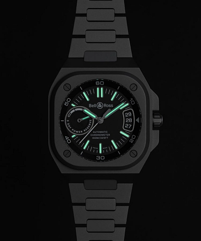 Bell &amp; Ross BR-X5 Titanium Đen BRX5R-BL-TI/STI
