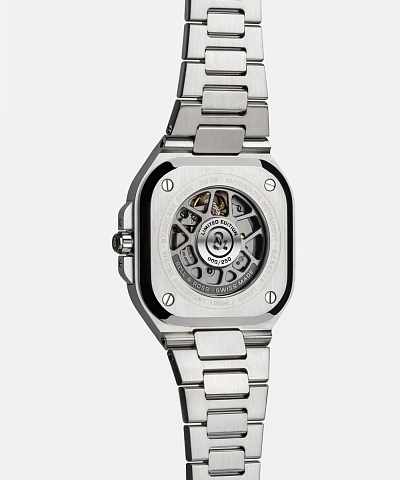 Bell &amp; Ross BR-05 Skeleton Arctic Blue BR05A-AB-SKST/SST