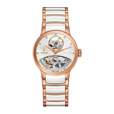 Rado Centix Nữ Đồng Hồ Tự Động Mặt Số Trống Kim Cương R30248902