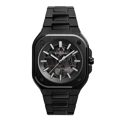 Bell &amp; Ross BR 05 Skeleton Đen Gốm BR05A-BL-SK-CE/SCE