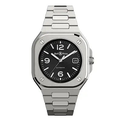 Bell &amp; Ross BR 05 Thép Đen BR05A-BL-ST/SST