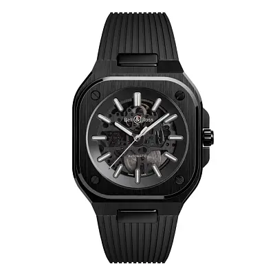 Bell &amp; Ross BR 05 Skeleton Đen Gốm BR05A-BL-SK-CE/SRB