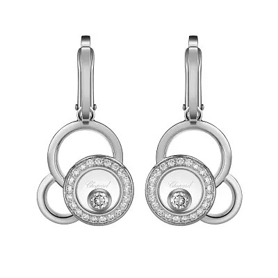 Vòng tai vàng Chopard Happy Diamonds 839769-1002