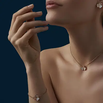 Vòng tay Chopard Happy Hearts vàng 85A083-5031