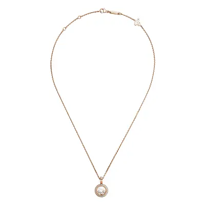 Mặt dây chuyền vàng Chopard Happy Diamonds 79A018-5201