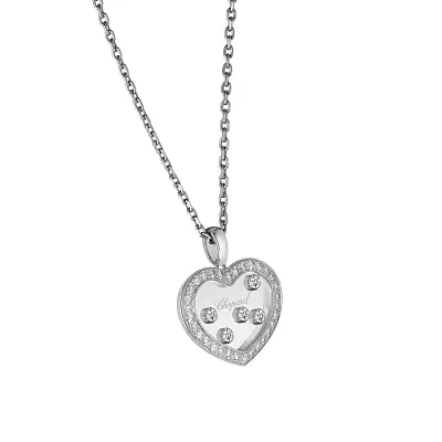 Mặt dây chuyền vàng Chopard Happy Diamonds 79A038-1201