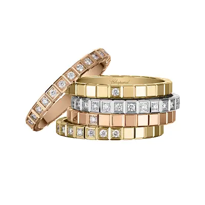 Nhẫn vàng Chopard Ice Cube 829834-0066